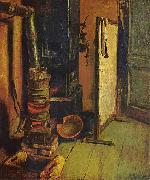 Eugene Delacroix Eine Ecke des Ateliers Spain oil painting artist